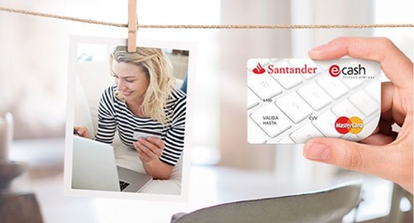Tarjeta e-Cash Banco Santander